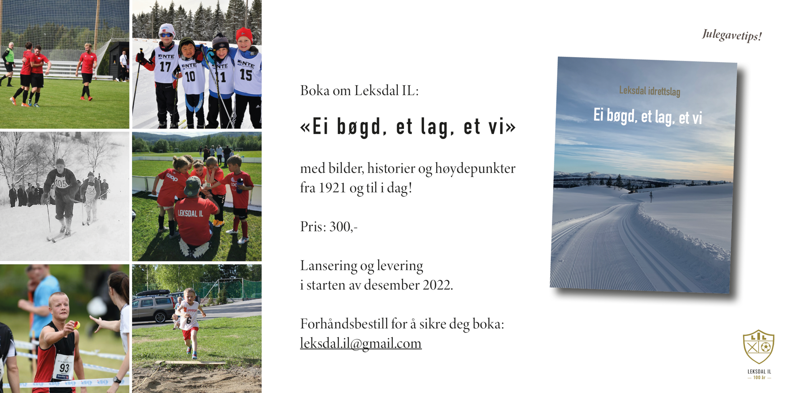Snart er jubileumsboka her!